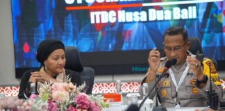Polri Paparkan 91 Command Center Bali ke Deputi Sekjen PBB