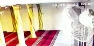 Maling Kotak Amal Masjid Jami An-Nikmah Seipanas Batam Kota Terekam CCTv