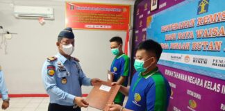 11 Warga Binaan Rutan Dumai Mendapatkan Remisi Khusus Hari Raya Waisak 2022