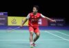 Hasil Final Piala Thomas 2022: Anthony Ginting Kalah di Tangan Lakshya Sen