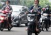 Pengendara Motor Dilarang Pakai Sandal Jepit