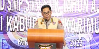 Saber Pungli Kepri Sosialisasi Pencegahan Pungli Kepada Seluruh Kepala Sekolah di Karimun