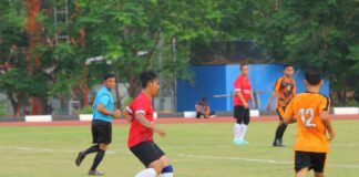 Kapolda Cup 2022, Kombes Jefri Siagian Cetak Gol saat Ditreskrimum Polda Kepri Kalahkan Tim Gabungan