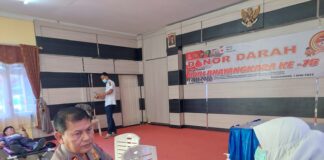 Peringati Hari Bhayangkara Ke 76, Polres Kampar Gelar Kegiatan Donor Darah