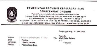 Pemprov Minta Data RT/RW Penerima Insentif, Hasan: Tiga Surat Kami Tak Direspons Pemko Batam