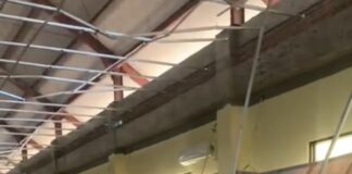 Gempa 5,8 Magnitudo Guncang Mamuju, Plafon Gedung Casis Polri Polda Sulbar Ambruk