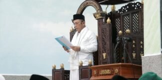 Gubernur Ansar Khatib Idul Adha di Masjid Jami’Baiturrahim Tarempa, ini Isi Ceramahnya