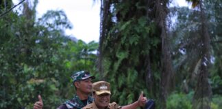 Pj Walikota dan Dandim Tinjau Lokasi TMMD ke-114 Pekanbaru