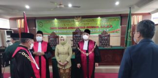 Pengadilan Tinggi Riau Gelar Pengambilan Sumpah, Pelantikan dan Serah Terima Jabatan Ketua PN Pelalawan