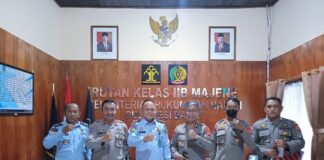 Ditbinmas Polda Sulbar Koordinasi dengan Rutan Majene Perihal Pembuatan KTA Polsuspas