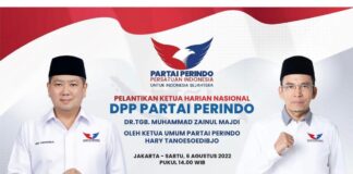 TGB Gabung Partai Perindo, Jabat Ketua Harian Partai Besutan Hary Tanoesoedibjo