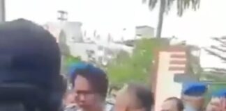 Tabrak Mobil TNI AL, Oknum Perwira Polri di Batam Diamankan Pomal