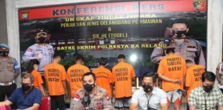 Tindak Lanjuti Perintah Kapolri, Polresta Barelang Ungkap Judi Gelper dan Si Jie