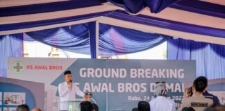 Ground Breaking RS Awal Bros Dumai, Wali Kota: Kita Support Pembangunannya