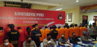 Januari-Agustus Polda Kepri Ungkap 234 Kasus Narkoba, Bekuk 334 Tersangka