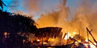 Pabrik Tahu di Tanjungbemban Nongsa Terbakar