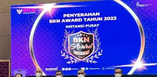 Lagi, Kemenkumham Raih 2 BKN Award tahun 2022