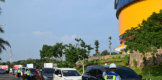 Satpom AU Gelar Razia di Kawasan Bandara Hang Nadim Batam