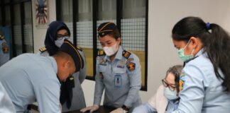 Perangi Narkoba, Kanwil Kemenkumham Riau Tes Urine Pegawai