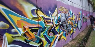 Street Art di Batam Tarik Minat Street Art Singapura