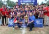 PS Sungai Buluh Juara Turnamen Sepak Bola Piala Muhammad Rudi Desa Kote 2022