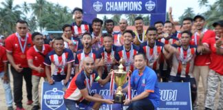 PS Sungai Buluh Juara Turnamen Sepak Bola Piala Muhammad Rudi Desa Kote 2022