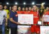 PS Satya Haprabu Polda Kepri Juara Turnamen Sepakbola Piala Pekerja 2022