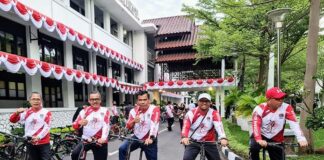 Sekda Batam Jefridin Ramaikan Gowes Apeksi di Makassar