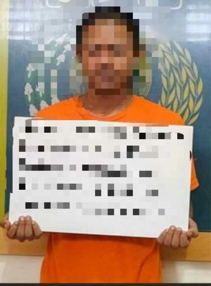 Ib, narapidana kabur yang ditangkap oleh Polres Bintan di Desa Toapaya Asri, Senin (14/11/2022). F Polres Bintan. narapidana kabur ditangkap polisi.