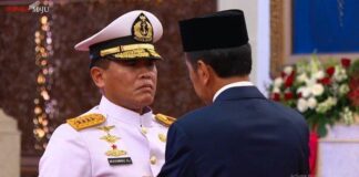 Laksdya Muhammad Ali Resmi Dilantik Jadi KSAL