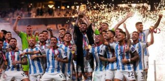 Messi Antar Argentina Raih Tropi Piala Dunia ke 3