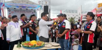 Rudi Hadiri HUT Komunitas Sopir Dump Truck Batam, Begini Pesannya sopir dump truck batam