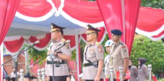Polda Kepri Gelar Upacara Parade Sambut Kapolda Baru Irjen Pol Tabana Bangun
