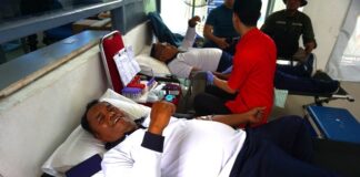 HUT Ke-77 Lantamal IV Gelar Kegiatan Donor Darah lantamal IV donor darah