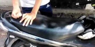 Tas Digondol Maling, Saat Simpan di Jok Motor tas digondol maling