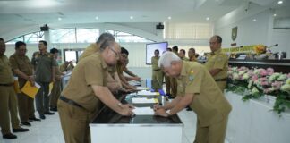 OPD dan Camat se-Kabupaten Asahan Tandatangani Perjanjian Kinerja perjanjian kinerja