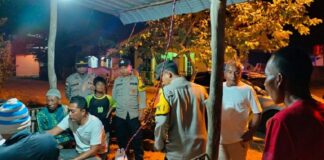 Jaga Kamtibmas, Polsek Gunung Kijang Lakukan KRYD Polsek Gunung Kijang