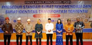 Sekda Adi hadiri FGD Prosedur standar Surat Rekomendasi dan Surat Identitas Transportasi Tertentu