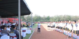 Laga Pemkab Asahan FC vs Wartawan FC Buka Turnamen Old Crack PWI Asahan