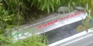 Hilang Kendali Mobil Ambulans di Lingga Terjun Bebas ke Jurang ambulans di lingga