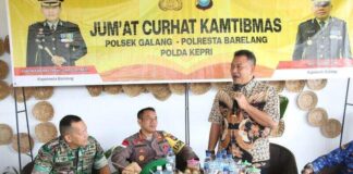 Jumat Curhat di Galang Sekaligus Deklarasai Stop Perusakan Mangrove jumat curhat di galang