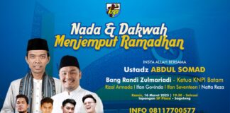 Sambut Ramadan 1444 H, KNPI Batam Datangkan Ustadz Abdul