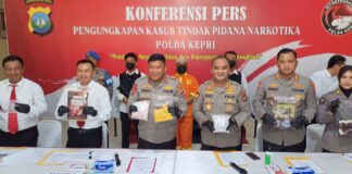 Bawa 1,3 Kg Narkotika, WNA Malaysia Diamankan Ditpolairud Polda Kepri