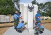 Danlanud Raden Sadjad Pimpin Karya Bakti di Taman Makam Pahlawan Ranai