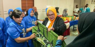 Jalasenastri Korp Marinir Temui Ketua Dekranasda Batam, Ini Tujuannya Jalasenastri Korp Marinir