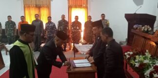 Junaidi Resmi Dilantik Menjadi Anggota DPRD Natuna junaidi dilantik dprd natuna