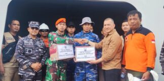 Bantuan dari TNI AU Tiba di Pulau Serasan Natuna bantuan dari kasau