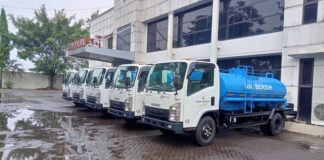 BP Batam Tambah 5 Mobil Tangki Air Bersih untuk Atasi Stres Area mobil tangki air bersih