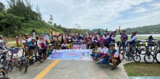 Road to Jamselinas, BP Gelar Gobar Gowes Bareng BP Batam dalam rangka menyambut Jamselinas XII November mendatang di Batam, Minggu (19/3/2023).