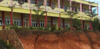 SMAN 21 Batam Terancam Amblas Akibat Longsor